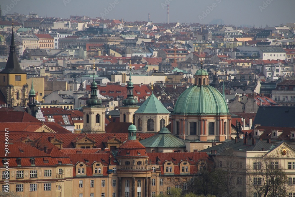 View from above, Old Town, Prague