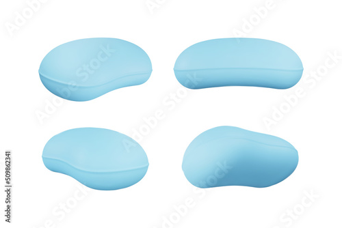 Realistic 3d soap vector object illustration