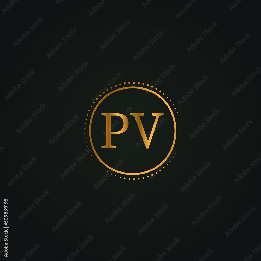 PV letter design for logo and icon.PV monogram logo.vector illustration ...