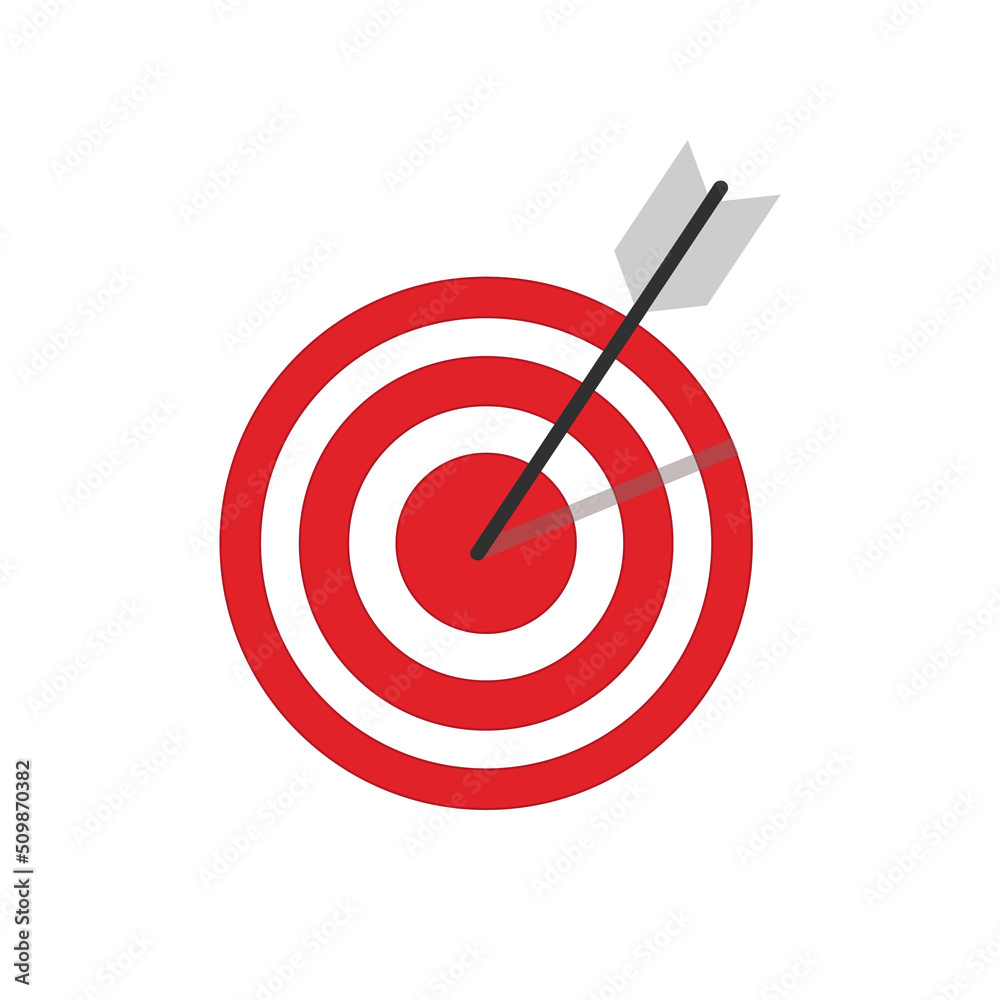 Darts target icon vector. isolated on white background