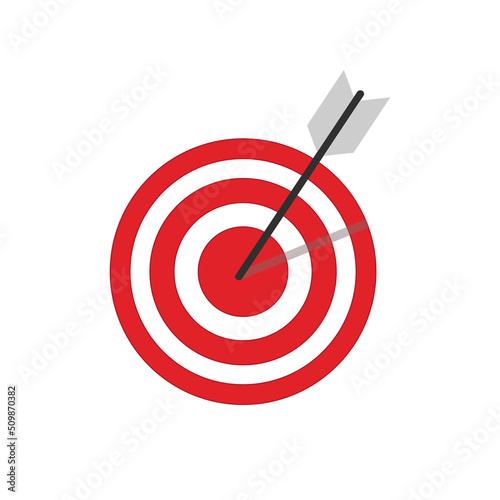 Darts target icon vector. isolated on white background