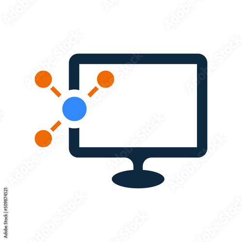 Connectivity, link, linking icon. Simple editable vector graphics.