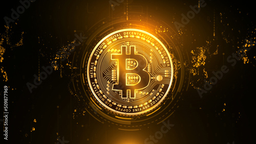Cryptocurrency bitcoin 4k