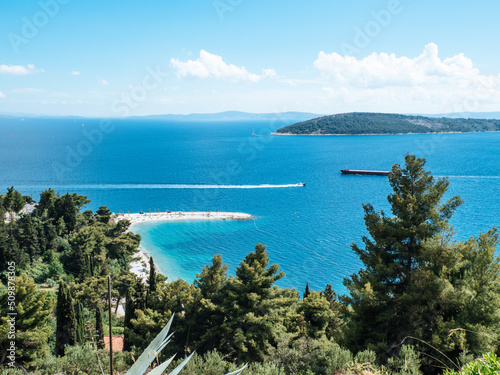 Fototapeta Naklejka Na Ścianę i Meble -  Kasjuni Beach in split, Croatia