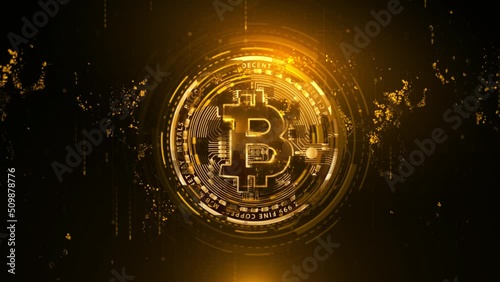 Cryptocurrency bitcoin 4k