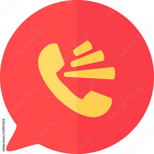 Speakerphone smartphone app button icon vector