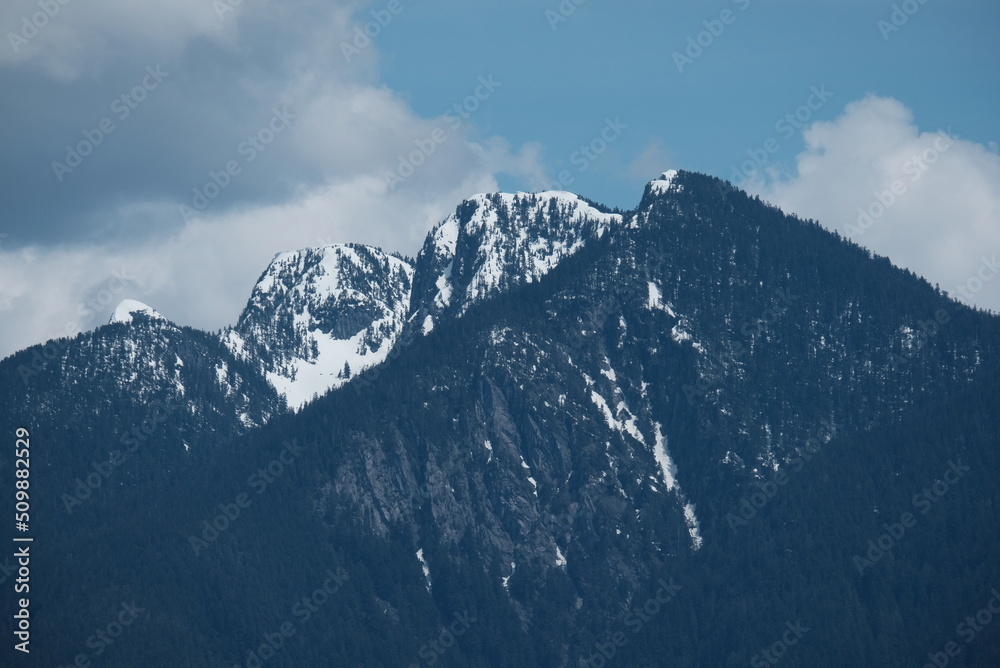 Obraz premium Snowy mountains in Canada