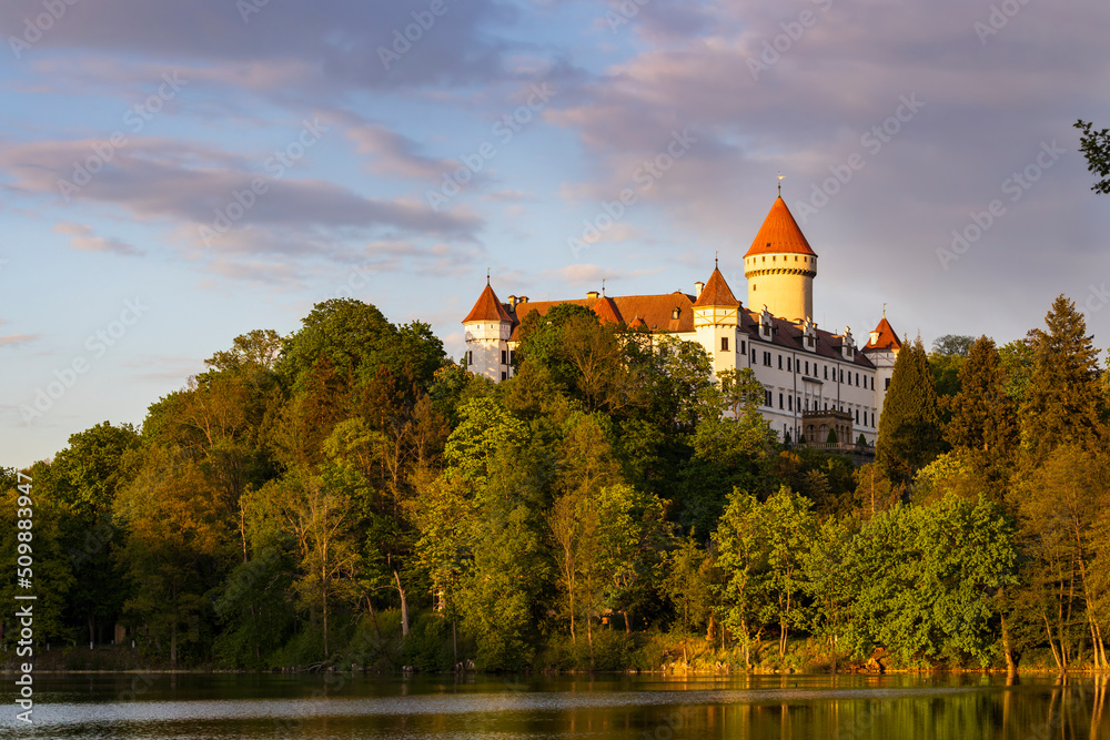 Obraz premium Konopiste castle in Central Bohemia, Czech Republic