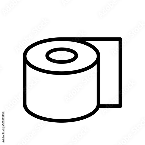 Papier toaletowy - ikona wektorowa photo