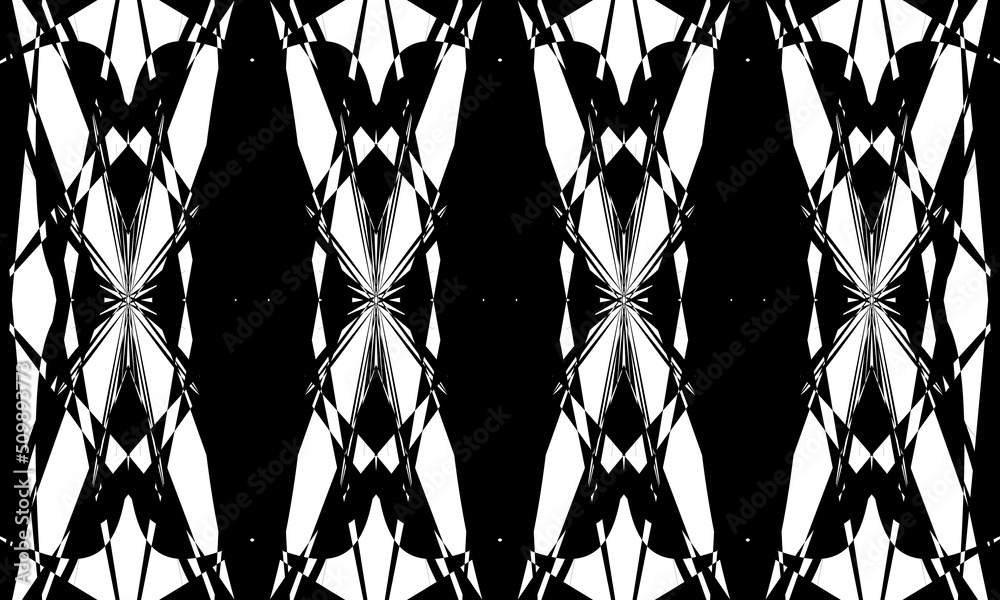 Black repeating patterns in op art style Stock Vector | Adobe Stock