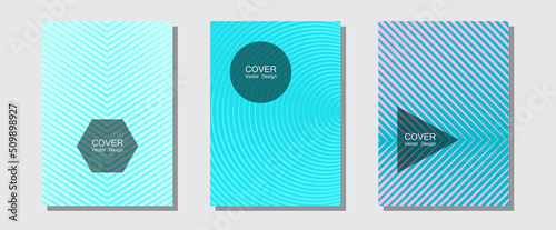 Brochure covers, posters, banners vector templates.