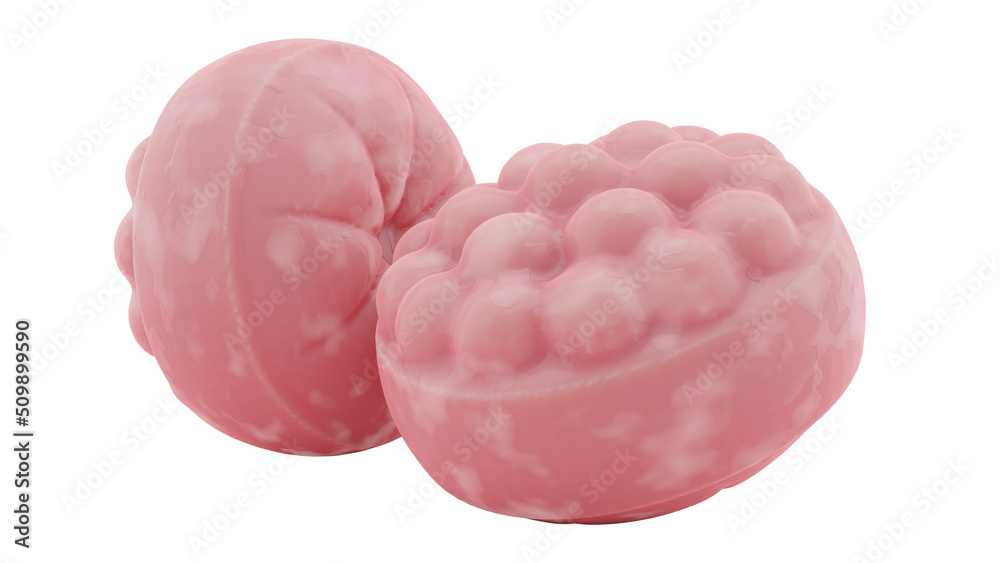 soft candy on white background. 3D illustration soft candy on white background. 3D illustration