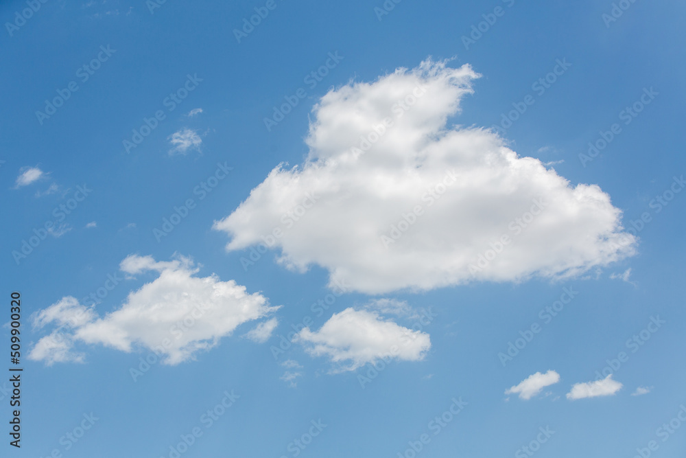 Blue sky with white clouds in Turkey Blue sky with white clouds in Turkey