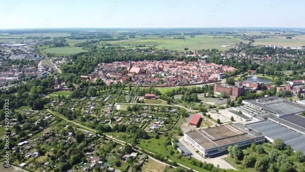 Wittstock/Dosse von oben 2