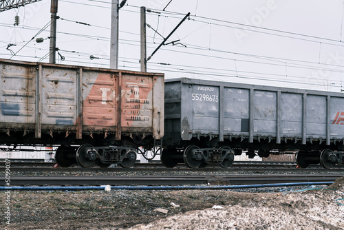 train on the railway