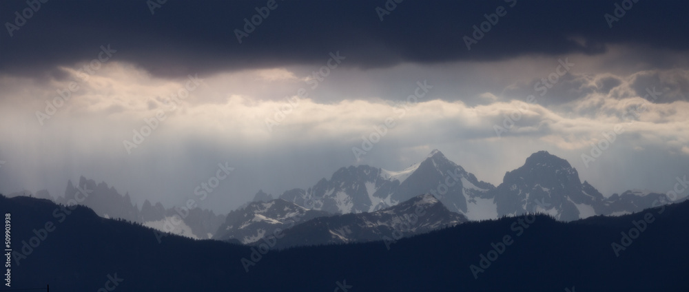 Dramatic stormy clouds and light, Eastern Sierra, California Dramatic stormy clouds and light, Eastern Sierra, California