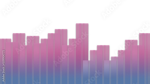 musical equalizer graphic design on isolated high quality background