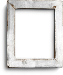 Wooden Picture Frame Portrait White