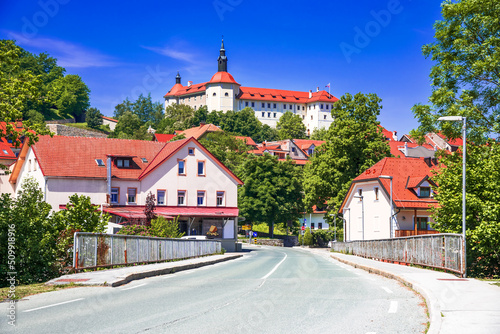 Skofja Loka, Slovenia. Historical city in Carniola region.