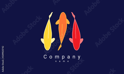 koi fish logo