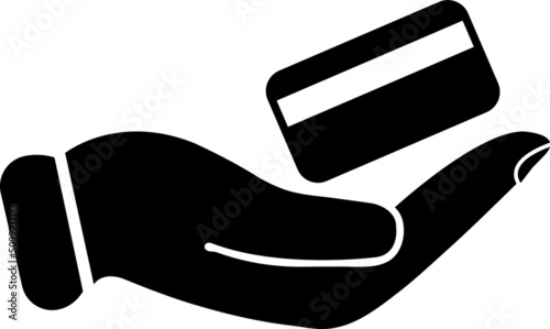 Credit card payment icon. Contactless payments. Vector icon isolated on white background..eps