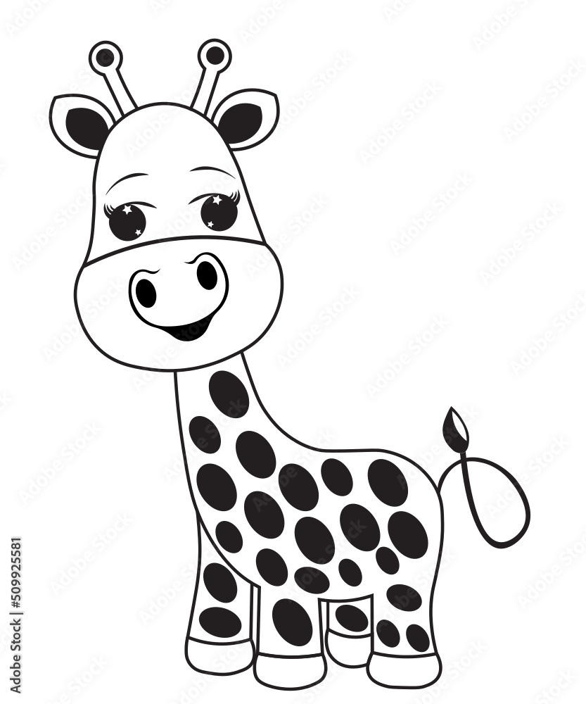 Giraffe SVG, Cute baby giraffe SVG, giraffe svg bundle, baby animals ...