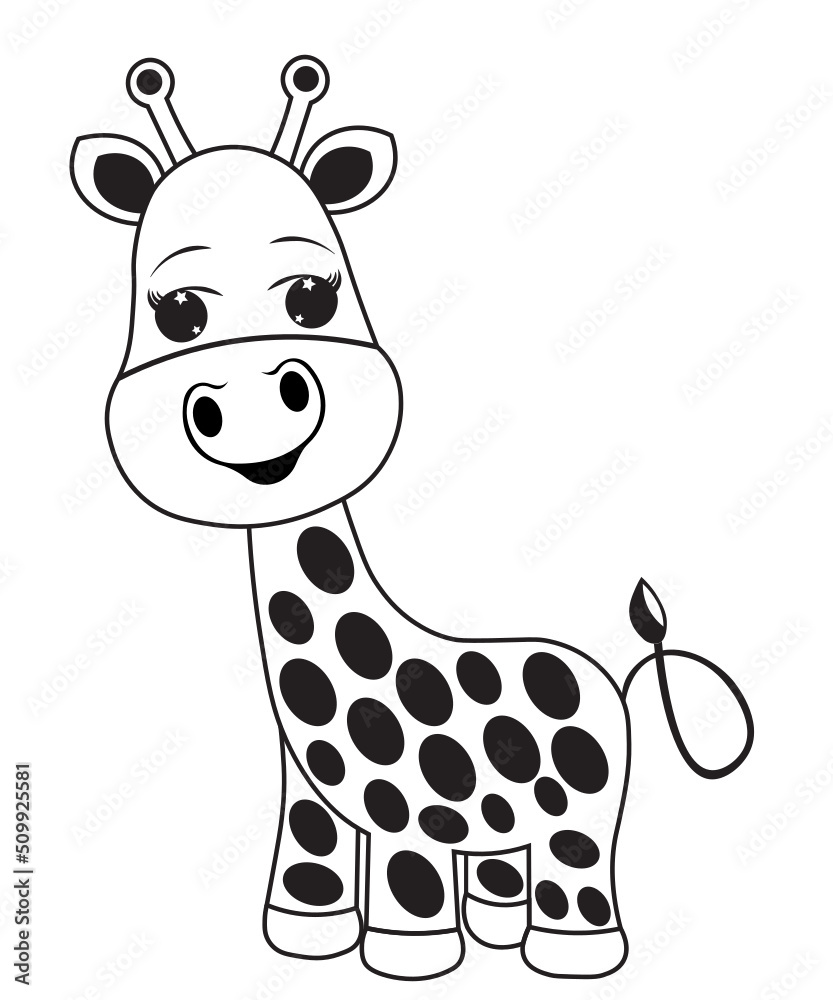 Giraffe SVG, Cute baby giraffe SVG, giraffe svg bundle, baby animals