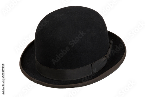 Obraz na płótnie Black bowler hat.