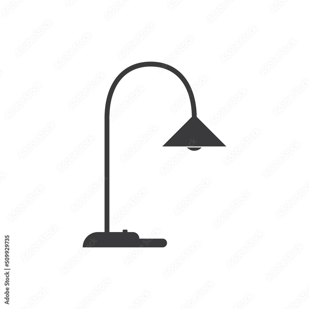 Desk lamp icon Desk lamp icon