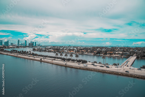 Miami Skyline on the Water