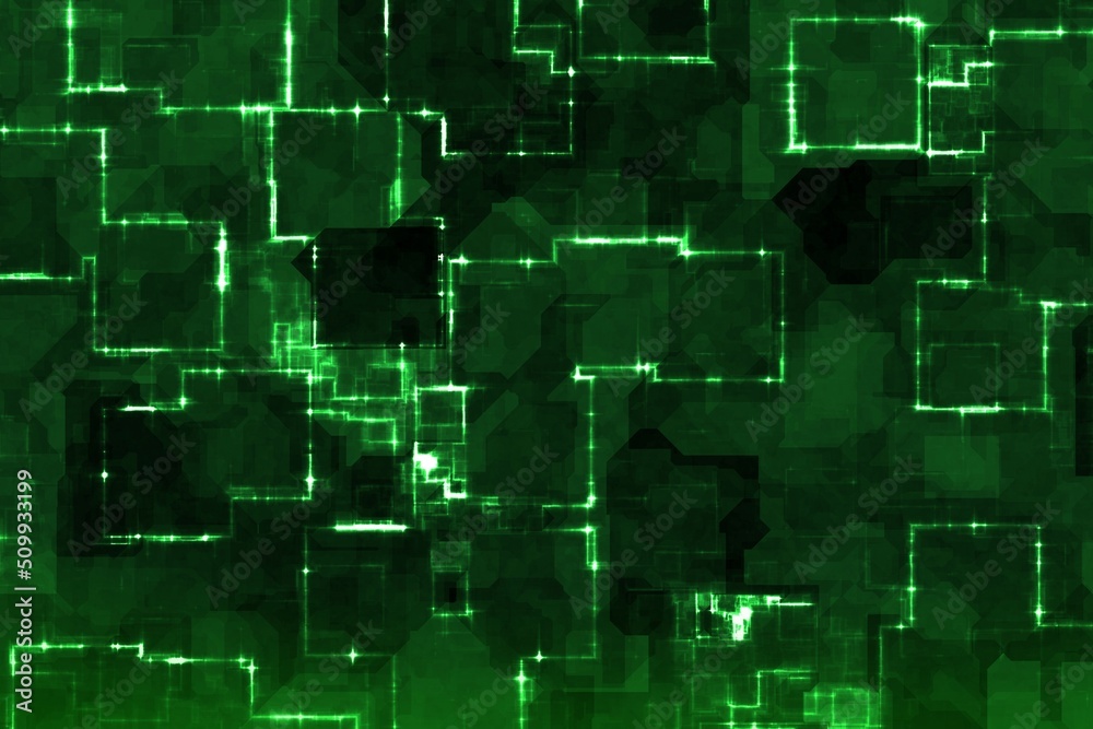 nice artistic green tech optic wire shining digital drawn texture illustration nice artistic green tech optic wire shining digital drawn texture illustration