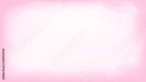 Pastel pink banner background with watercolor textured border for text