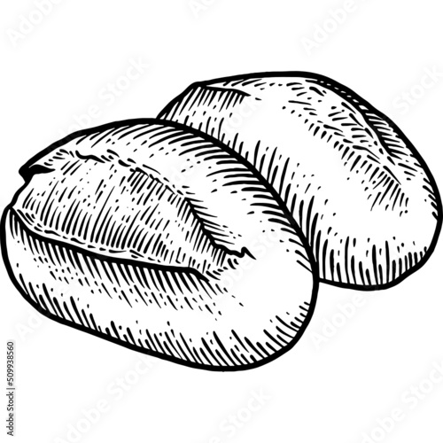 Hand drawn Bread Rolls