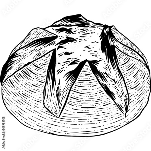 Hand drawn Sourdough Loaf