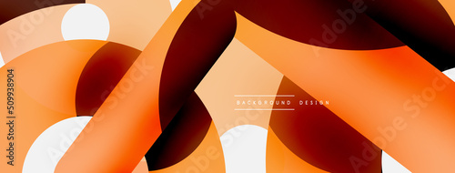 Circle abstract background. Vector illustration for wallpaper banner background card or landing page