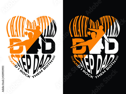 Father Day T-Shirt Design.