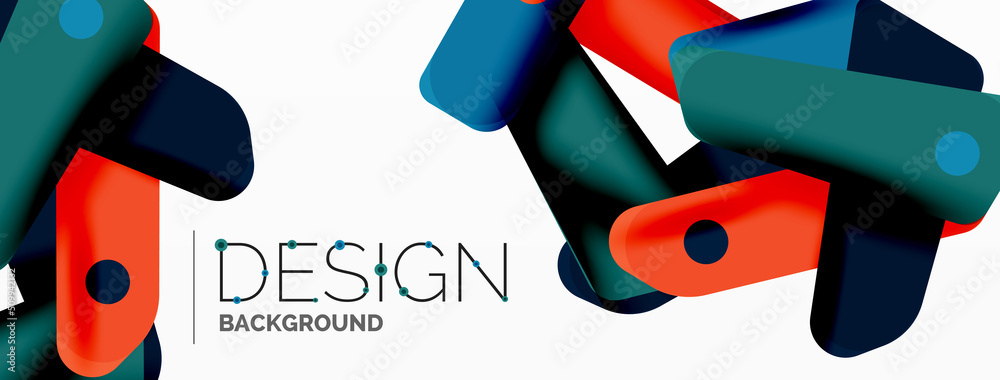Creative geometric wallpaper. Minimal abstract background. Color bright overlapping lines composition vector illustration for wallpaper banner background or landing page Creative geometric wallpaper. Minimal abstract background. Color bright overlapping lines composition vector illustration for wallpaper banner background or landing page