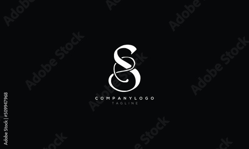 SE ES Abstract initial monogram letter alphabet logo design