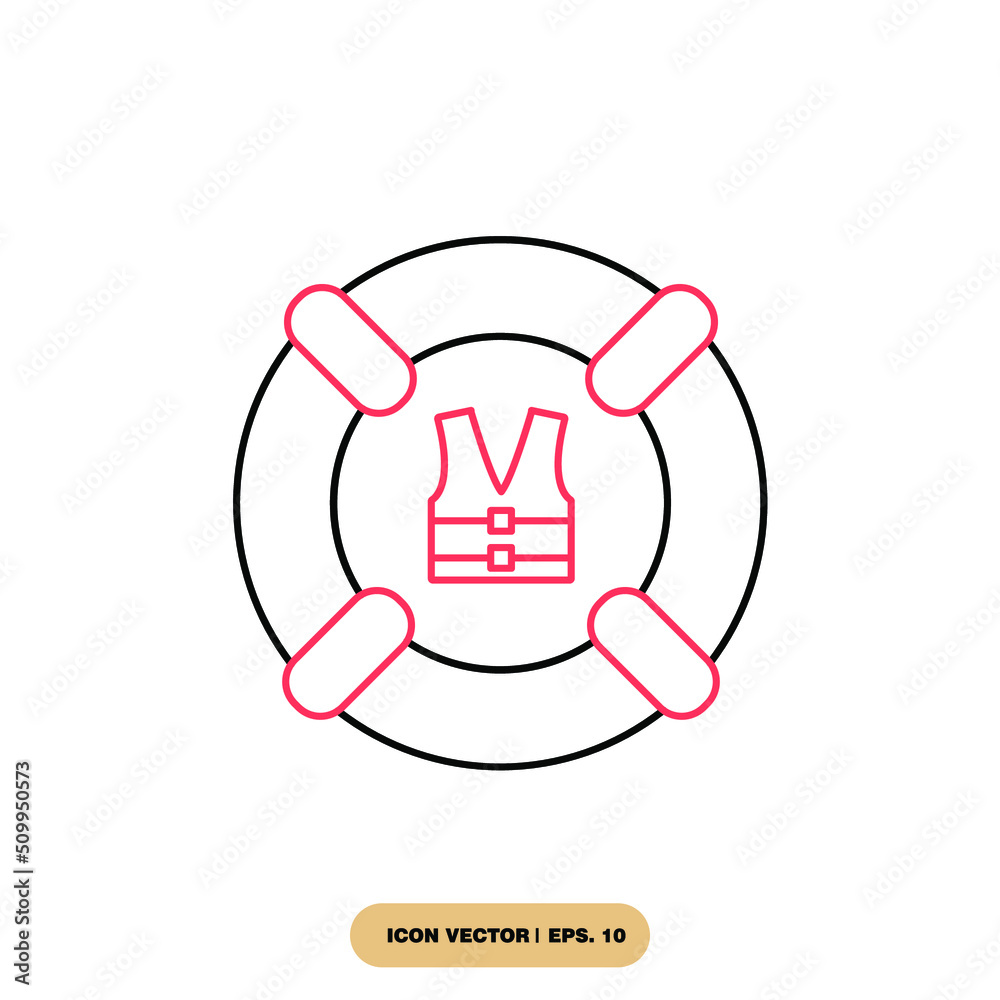 life jacket icons symbol vector elements for infographic web life jacket icons symbol vector elements for infographic web