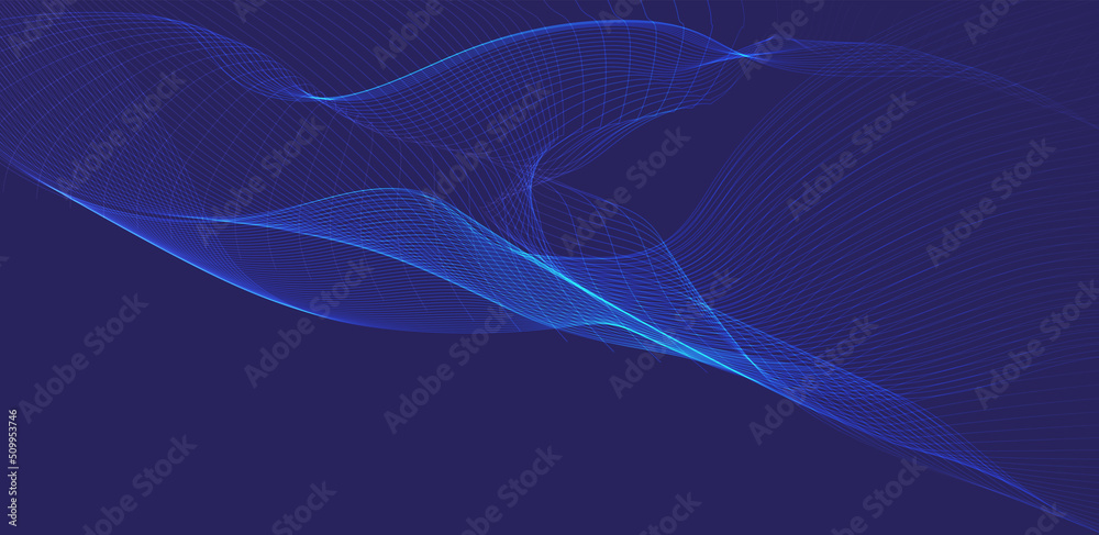 Vector abstract background of glowing lines, wave of curves. Light energy abstraction Vector abstract background of glowing lines, wave of curves. Light energy abstraction