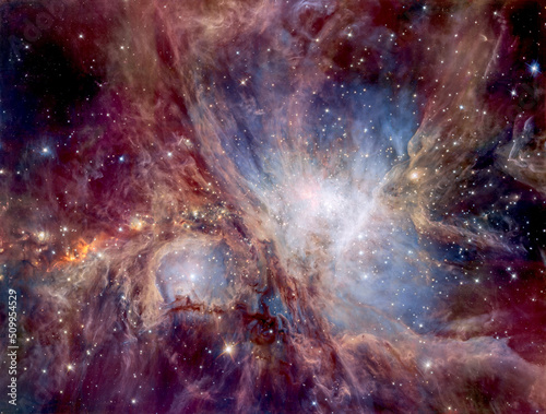 Fototapeta Naklejka Na Ścianę i Meble -  The Orion Nebula in constellation of Orion