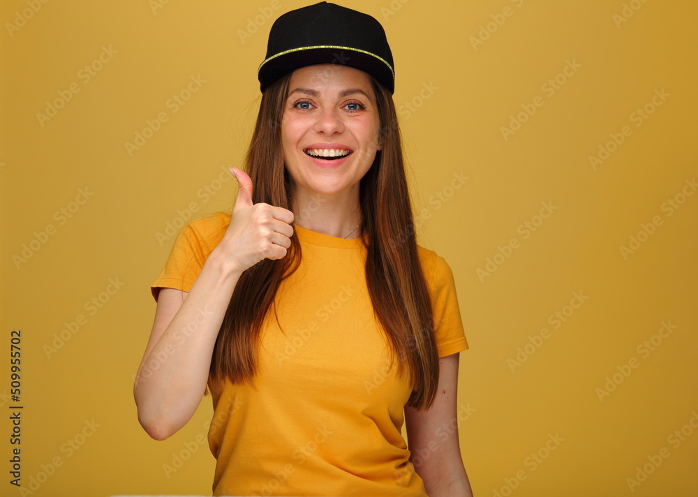 Smiling woman isolated portrait Smiling woman isolated portrait