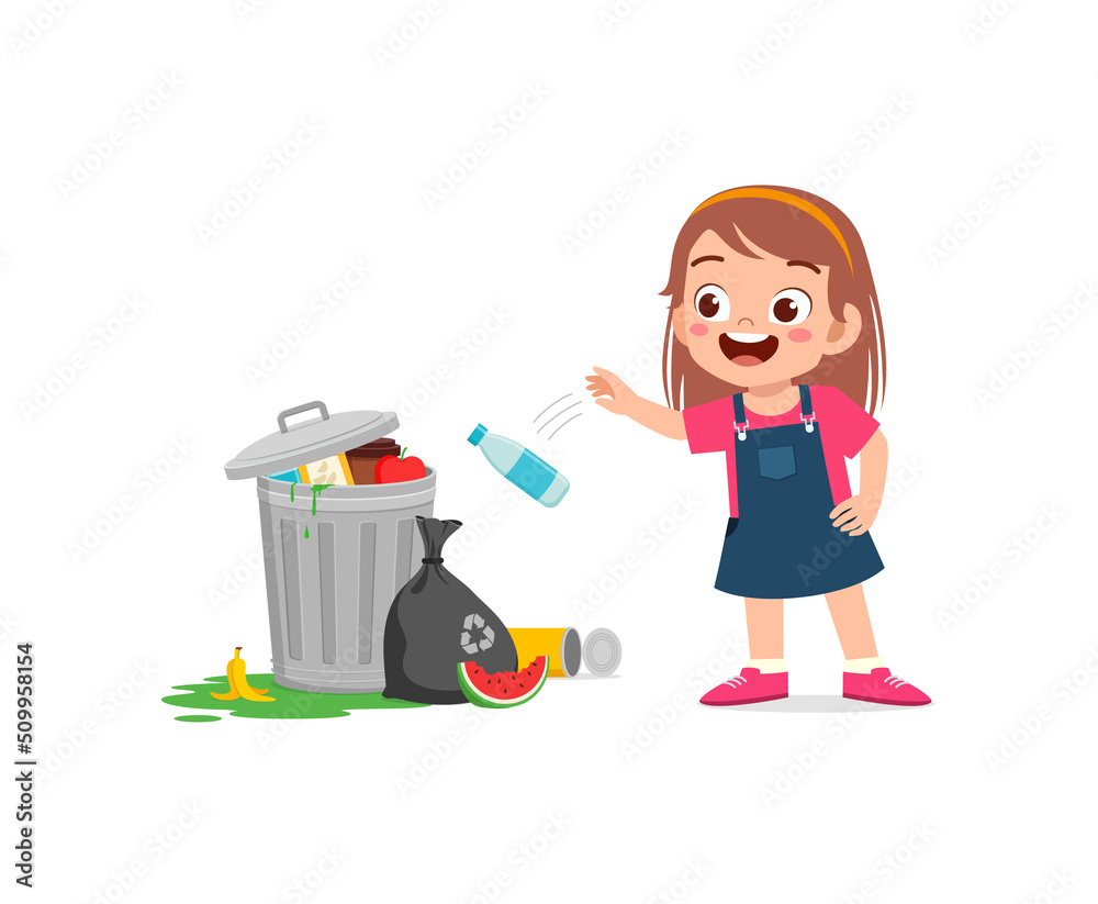 little kid with bad behavior do littering little kid with bad behavior do littering