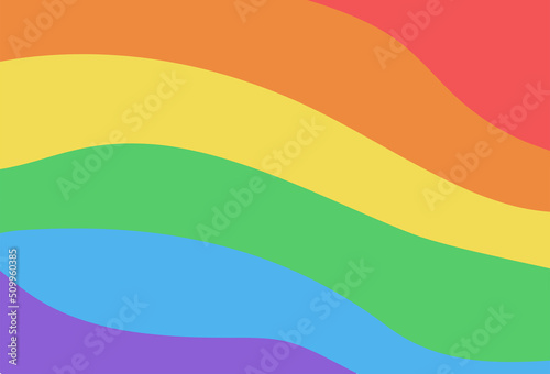 Rainbow colorful background. Pride month. LGBTQ pride flag. Vector illustration © Alano Design