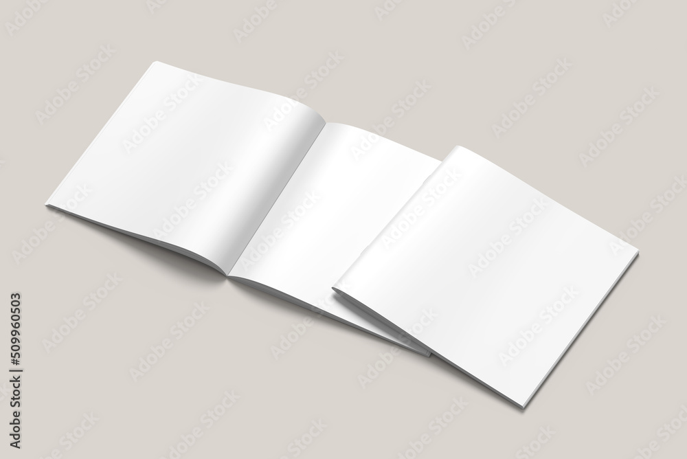 Square brochure mockup Square brochure mockup