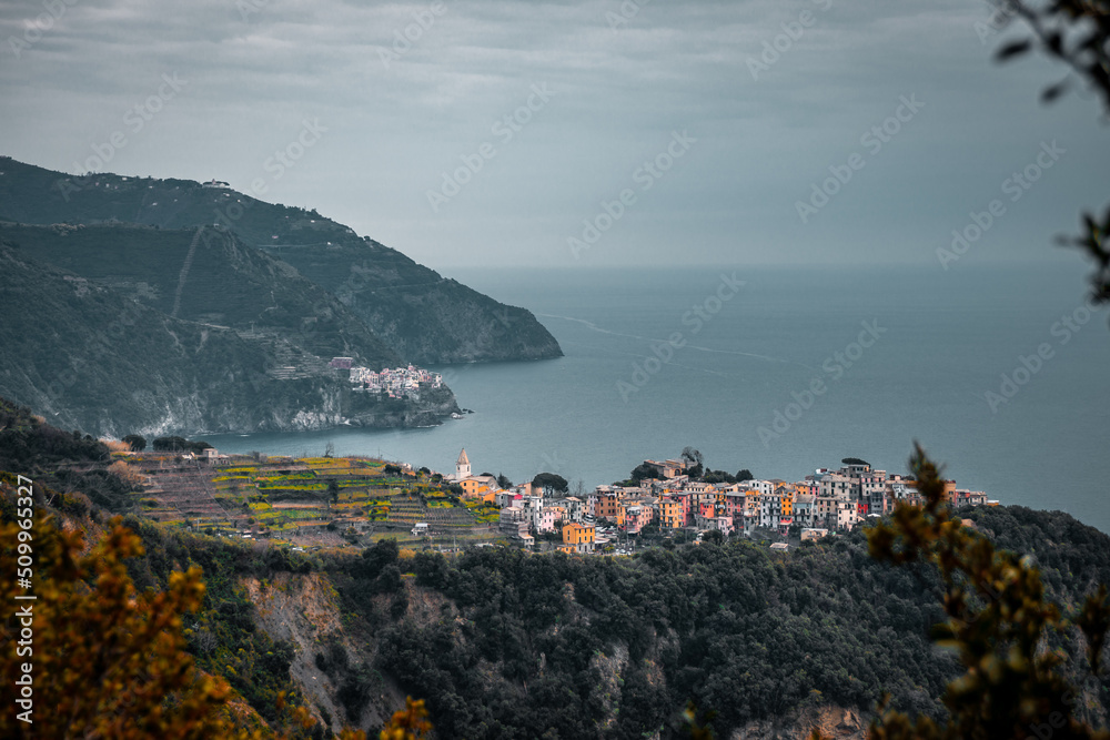 Liguria cinque terre Italia, Italy, world heritage, in spring
