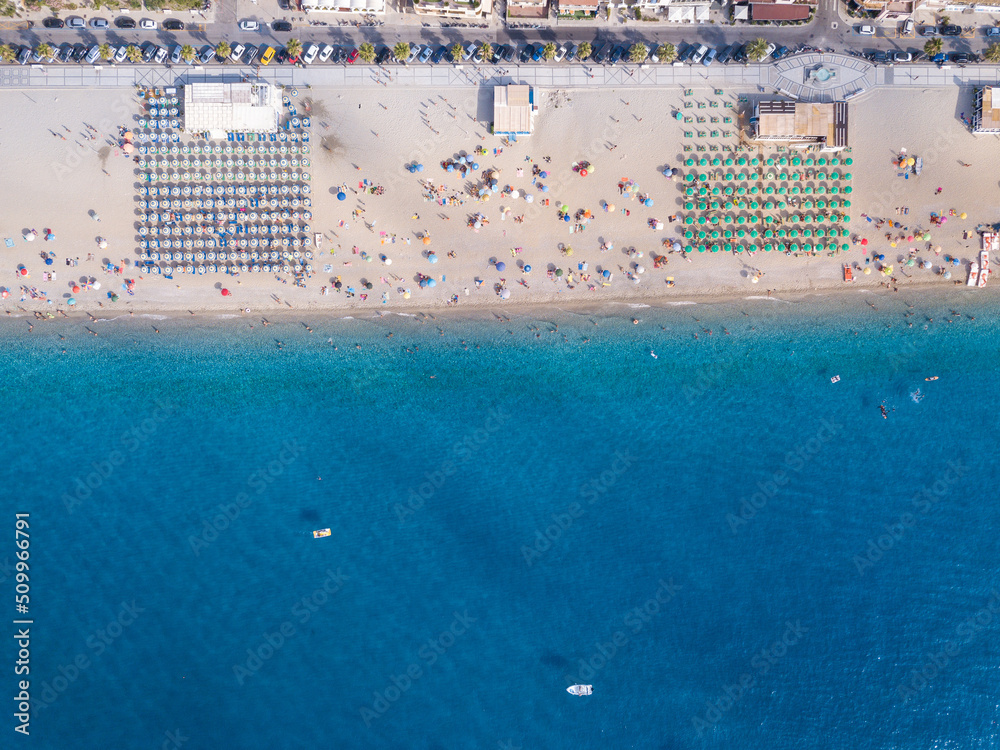 Aerial View of Scilla, Reggio Calabria, Calabria, Italy