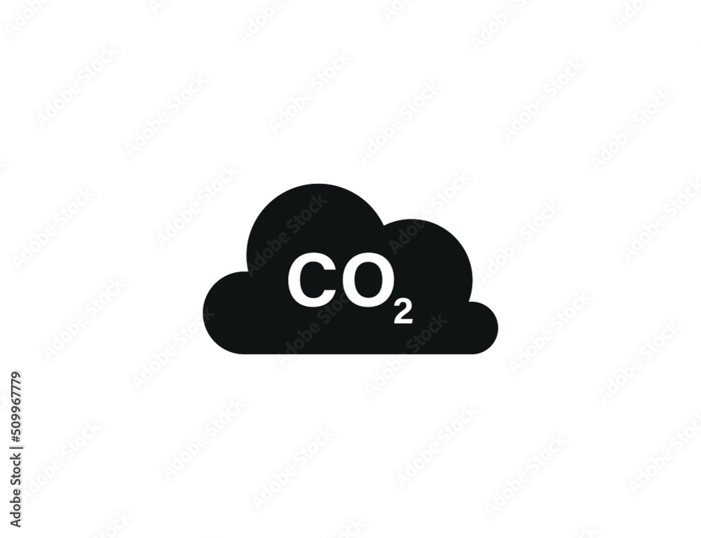 co2 emissions icon. carbon dioxide pollution. ecology and environment symbol. co2 emissions icon. carbon dioxide pollution. ecology and environment symbol.