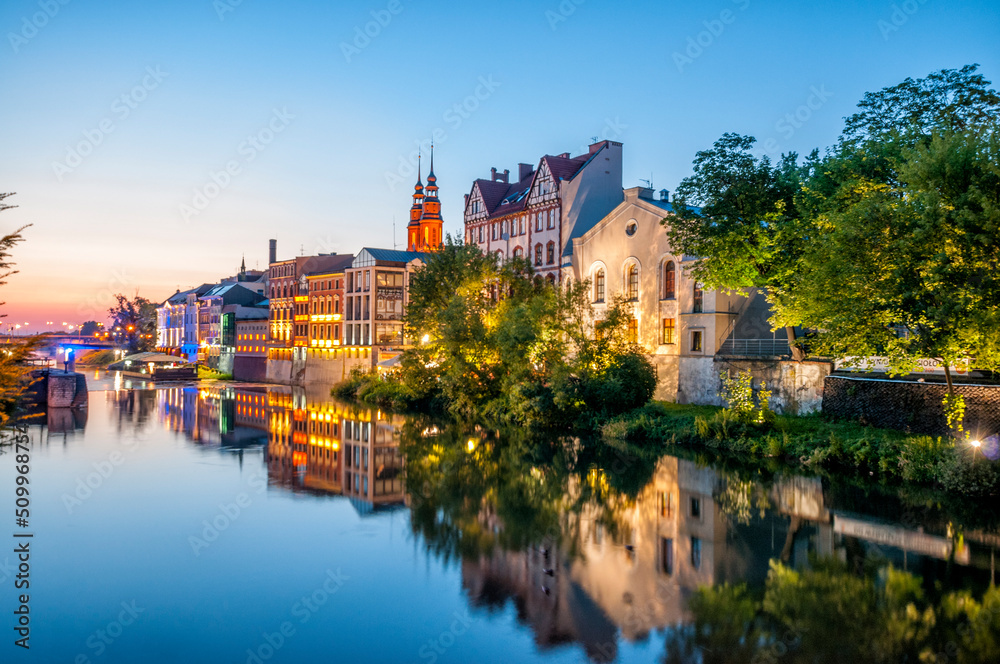 view of the old town Opole view of the old town Opole