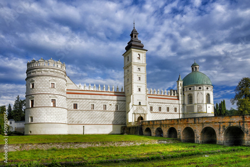 Castle in Krasiczyn, big village in Subcarpathian Voivodeship, Poland.